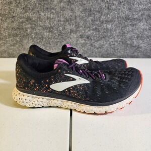 Brooks Glycerin 17 Women's 8.5 Wide D Black Pink Running Shoes 1202831D059